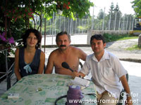 Vali and Irena Chifor interviewing for BBC Romanian the Mayor of Žejane, Željko Doričić