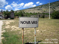 The entrance into Nova Vas