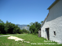 Outside the church in Brdo