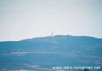 Church in Brdo seen from afar